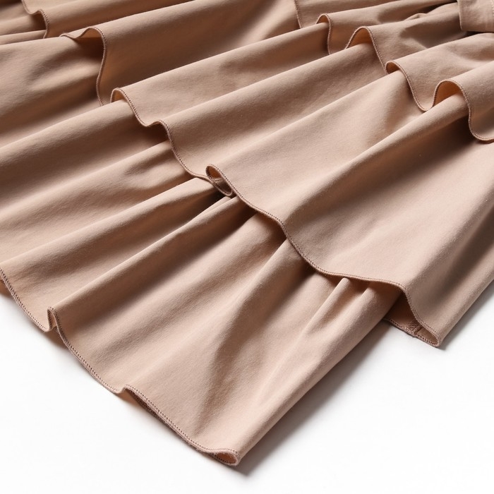 Платье для девочки MINAKU: Cotton collection цвет бежевый, р-р 122 Платье для девочки MINAKU: Cotton collection цвет бежевый, р-р 122