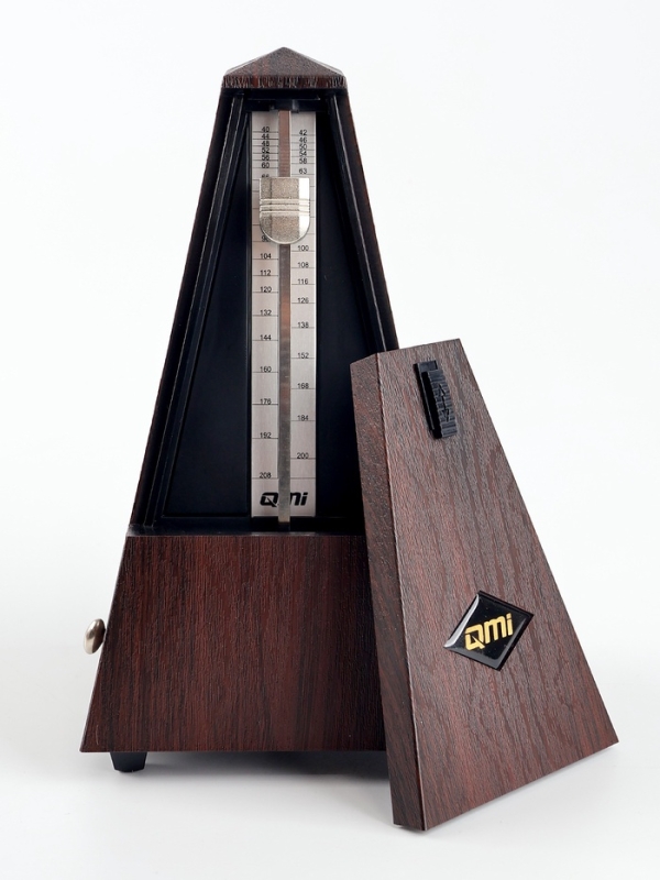 Метроном механический Music Life коричневый, 40-408 ударов в минуту, 21 х 11,5 х 11,5 см