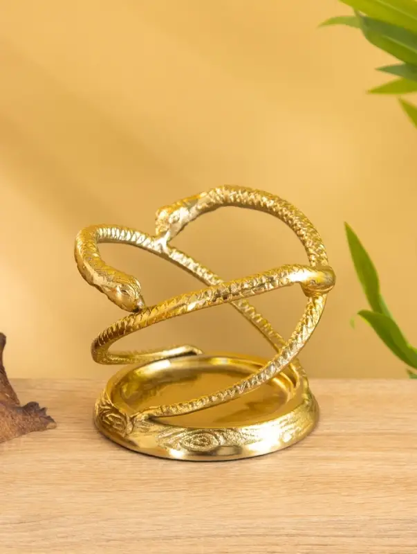 Подставка для бутылки &laquo;Змей искуситель&raquo;, 10.5&times;10.5&times;15 см, алюминий