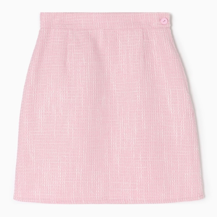 Юбка женская твидовая MIST р. 42, розовый