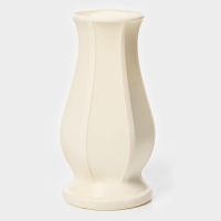 Ваза для цветов, пластик, 12&times;8.5&times;23.5 см, белый