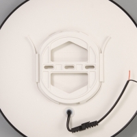 Светильник "Минимал" круг LED 18Вт 6500К (быстросъемный механизм) черный 23х23х5см