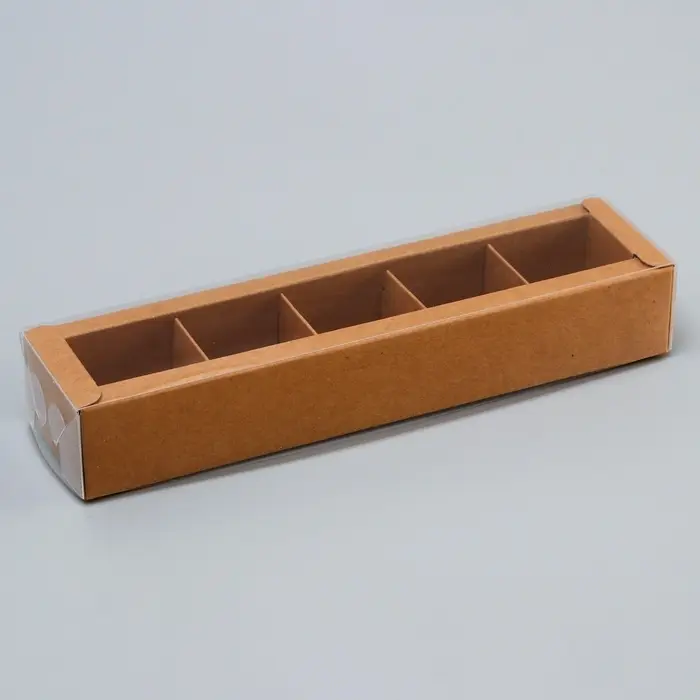 Коробка для 5 конфет, 22&times;5.5&times;3.5 см