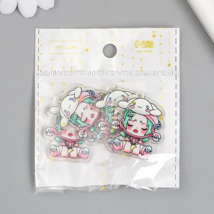 Декор для творчества акрил "Малышка" 0,2х3,1х3,7 см