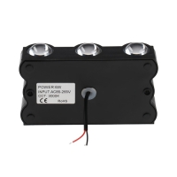 Светильник фасадный &laquo;Глосс&raquo;, FSD-045, 6 Вт, 3000К, 3 луча, IP65, 220 В, пластик, черный