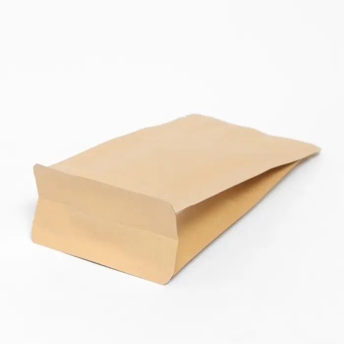 Пакет Zip-lock Крафт с плоским дном 10 х 20 см