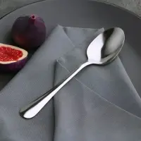 Ложка столовая Доляна &laquo;Плэйн Бритиш&raquo;, длина 19.1 см, толщина 1.2 мм