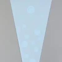 Пакет цветочный Конус, голубой, 28&times;9&times;44 см&plusmn;1 см