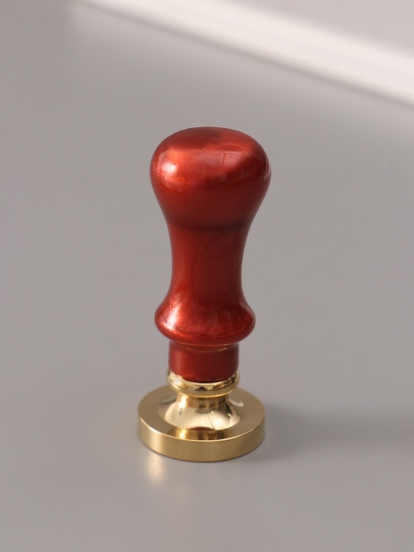 Печать для сургуча с пластиковой ручкой Печать для сургуча с пластиковой ручкой "Классика цифра 10" 2,5х2,5х6,3 см