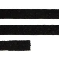 Плоский шнур Cord L, черный, 110 см