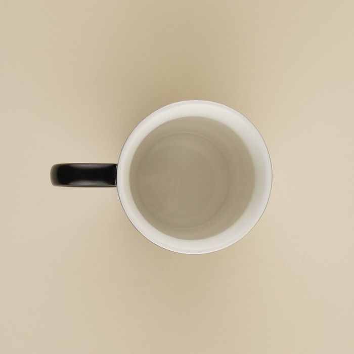 Кружка керамическая SL Home &laquo;Дольче фар ниенто&raquo;, 400 мл, цвет чёрный