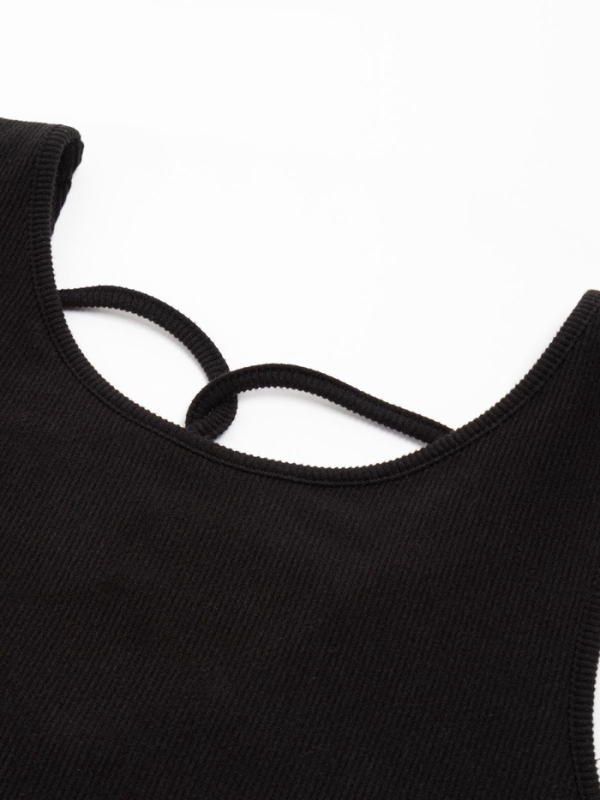 Топ женский MINAKU: Casual Collection цвет чёрный, размер 40