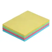 Блок с липким краем, 51&times;38 мм, 100 листов, 4 цвета, пастель