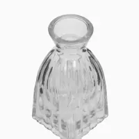 Ваза настольная стекло "Миниатюра" (набор 12 шт) 8-13 см, прозрачный