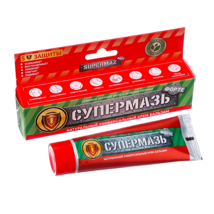 Крем-бальзам &laquo;Супермазь Форте&raquo;, заживляющая, 44 мл