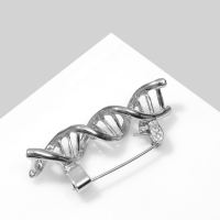 Брошь «Молекула» ДНК, цвет серебро Брошь «Молекула» ДНК, цвет серебро