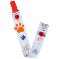 Держатель для соски - пустышки &laquo;ТРЕНД. Пёсики&raquo;, на ленте