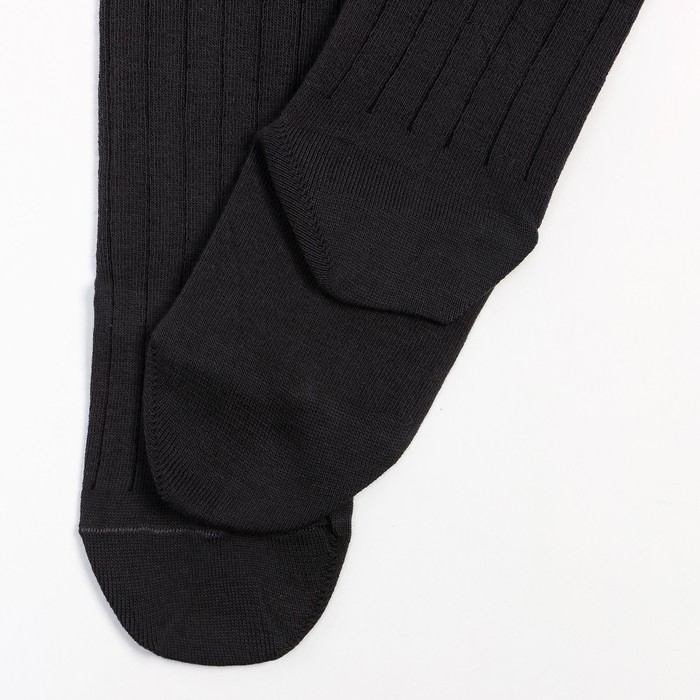 Колготки детские &laquo;вертикальная полоска&raquo;, цвет графит, рост 116-122