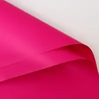 Пленка для цветов тонированная, матовая, фуксия, 58&times;58 см, 70 мкм