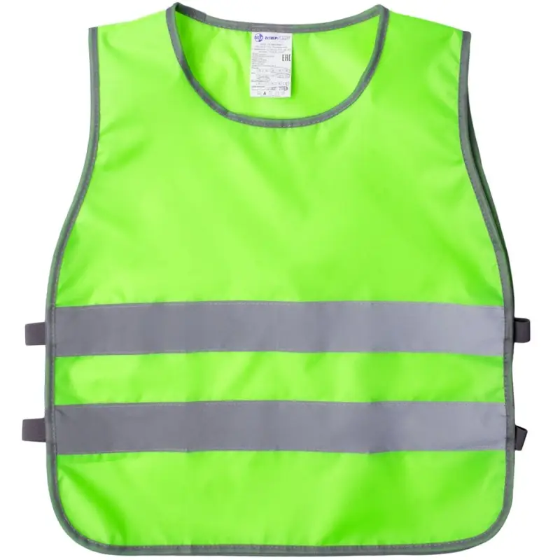 Жилет детский С-2.001Н, желтый неон, размер 98-52-48