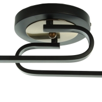 Люстра "Рендо" 2хЕ27 40Вт черно-бронзовый 44х15х23 см