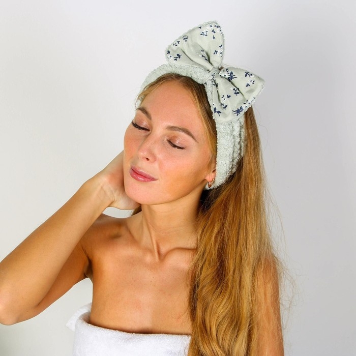 Повязка для умывания Доляна &laquo;Ретро&raquo;, цвет МИКС