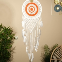 Ловец снов "Красный глаз" 32х90 см.