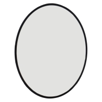 Зеркало интерьерное настенное круглое c окантовкой d=50 см, чёрный