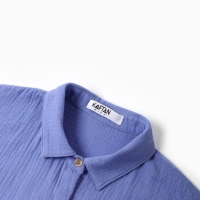 Рубашка из муслина для девочек KAFTAN рост 152, фиолетовый