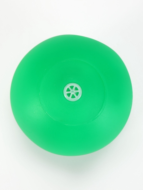 Игрушкка пищащая "Мяч монстр" для собак, 7 см, зелёная