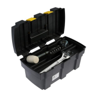 Ящик для инструмента ТУНДРА, 16", 420 х 225 х 200 мм, пластиковый, подвижный лоток Ящик для инструмента ТУНДРА, 16", 420 х 225 х 200 мм, пластиковый, подвижный лоток