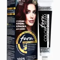 Краска для волос "FARA NC" тон 324/6.6 - Тёмный рубин, 116 г