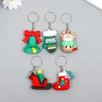 Брелок резина "Новогоднее настроение" МИКС 2х3,3х3,7 см