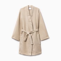 Халат женский Этель, цв. бежевый, р-р 50-52, 100% полиэстер, 300 г/м2 Халат женский Этель, цв. бежевый, р-р 50-52, 100% полиэстер, 300 г/м2