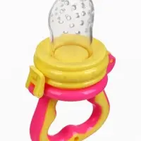 Ниблер (соска для прикорма), с силиконовой сеточкой "Принцесса", цвет розовый