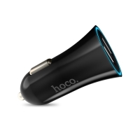 Автомобильное зарядное устройство Hoco UC204, 2 USB, 2.4 А, чёрное Автомобильное зарядное устройство Hoco UC204, 2 USB, 2.4 А, чёрное