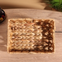 Корзина плетеная 26x19x12 см, водный гиацинт