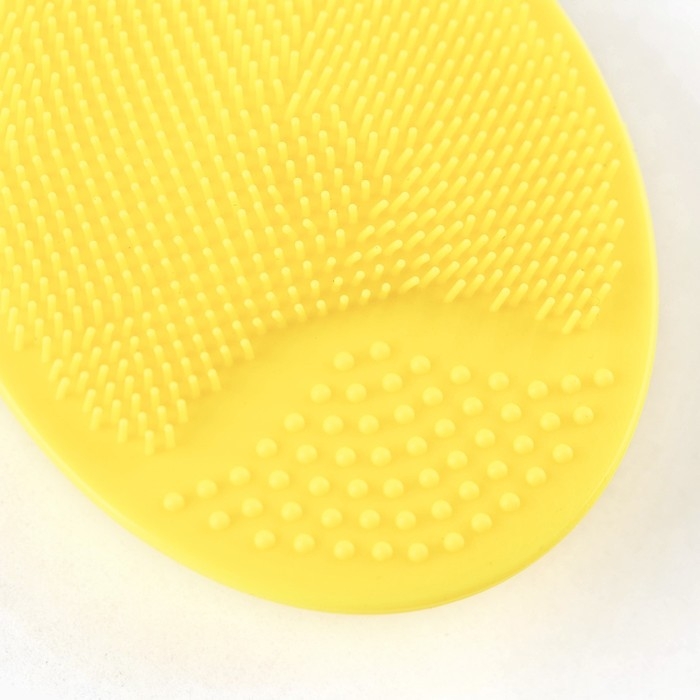 Силиконовый спонж для умывания в пакете Силиконовый спонж для умывания в пакете "Праздничный" , 6.5 х 5 см