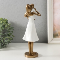 Сувенир полистоун "Мама с ребёнком, белое платье с цветами" 8х7,5х23,5 см Сувенир полистоун "Мама с ребёнком, белое платье с цветами" 8х7,5х23,5 см