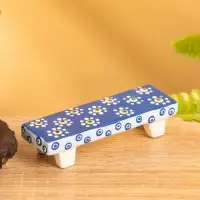 Сувенир &laquo;Столик с ромашками&raquo;, 10&times;2&times;3 см, дерево, голубой