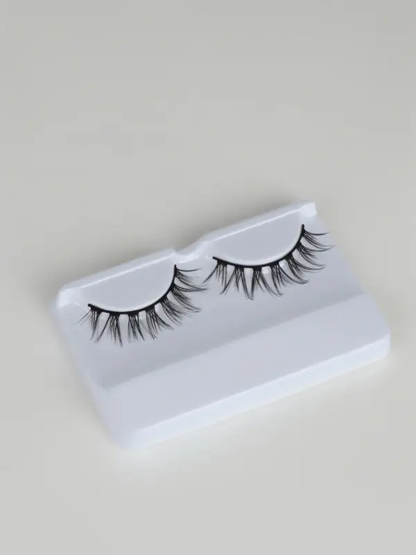 Ресницы накладные &laquo;Лучи&raquo;, 10-15 мм, V-форма, без клея, чёрные