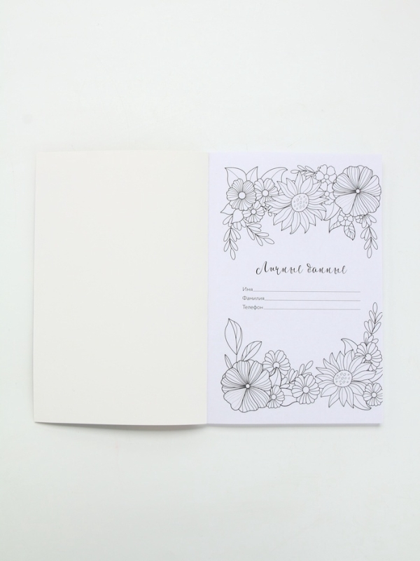 Ежедневник-смешбук раскраска антистресс  А5, 80 листов "Лучшее время"