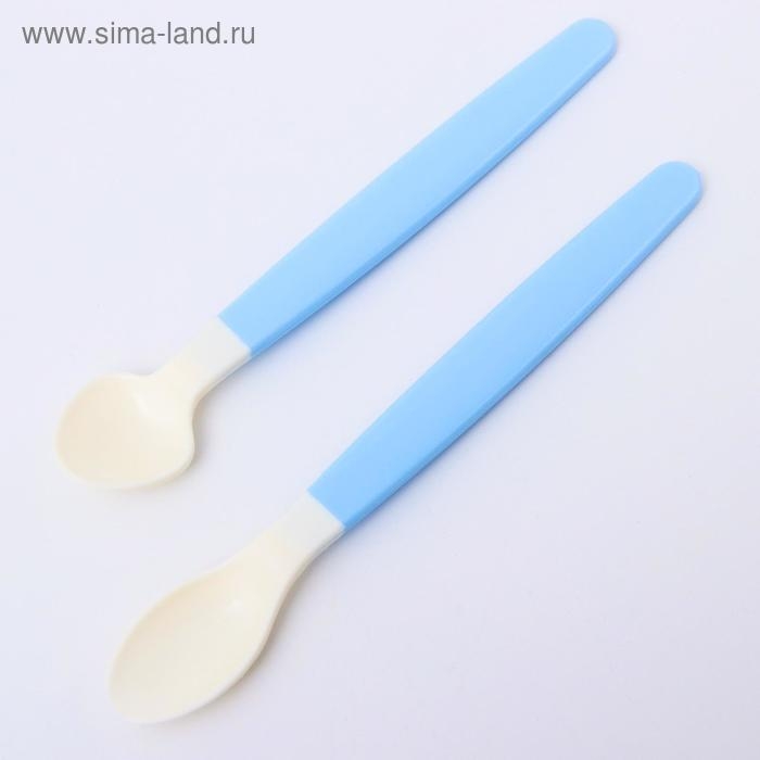 Ложки детские для кормления от 5 мес., 2 шт., цвета МИКС