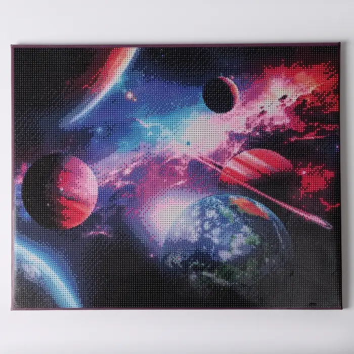 Алмазная вышивка полное заполнение "Космос", на раме, 40*50 см