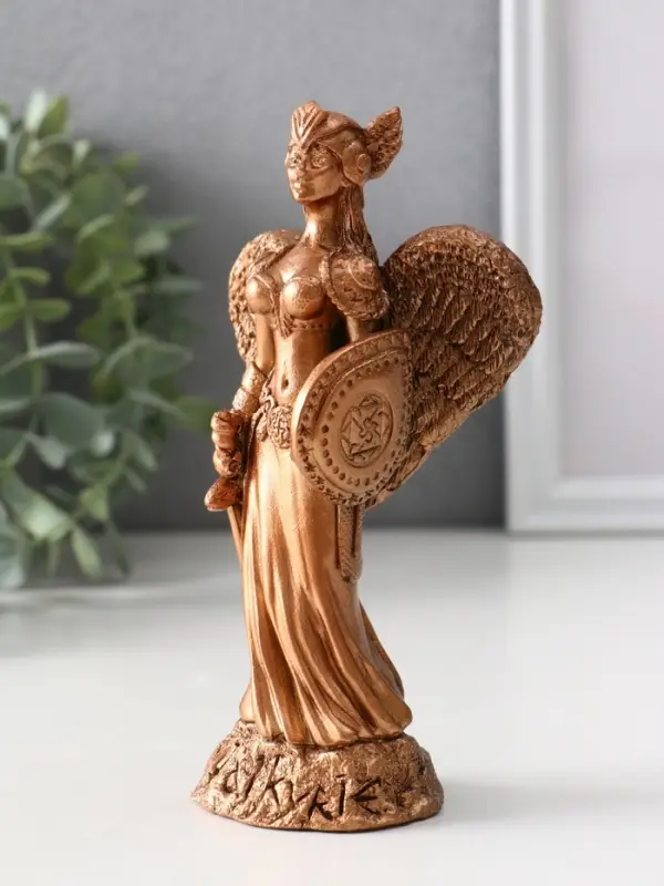 Фигура Бог сканди &laquo;Валькирия&raquo;, 14&times;7.5&times;6 см, бронза