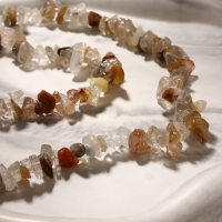 Бусины на нити крошка &laquo;Агат&raquo;, 80см