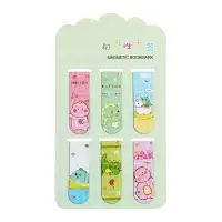 Набор магнитных закладок для книг Calligrata 6 штук, "Дракончики", МИКС