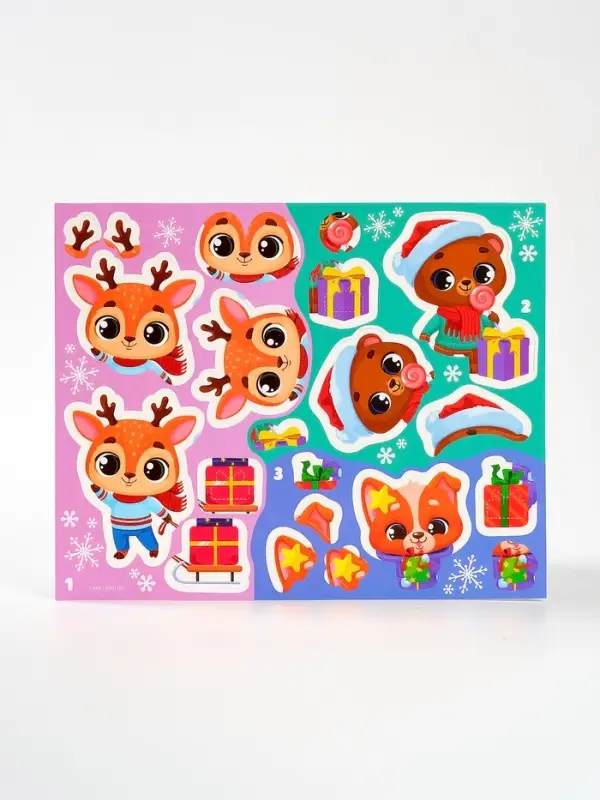 Набор для творчества - создай объемные елочные игрушки