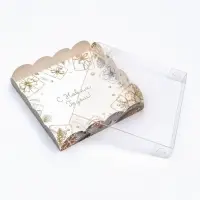 Коробка для печенья, &laquo;С Новым годом!&raquo;, 15&times;15&times;3 см, Новый год