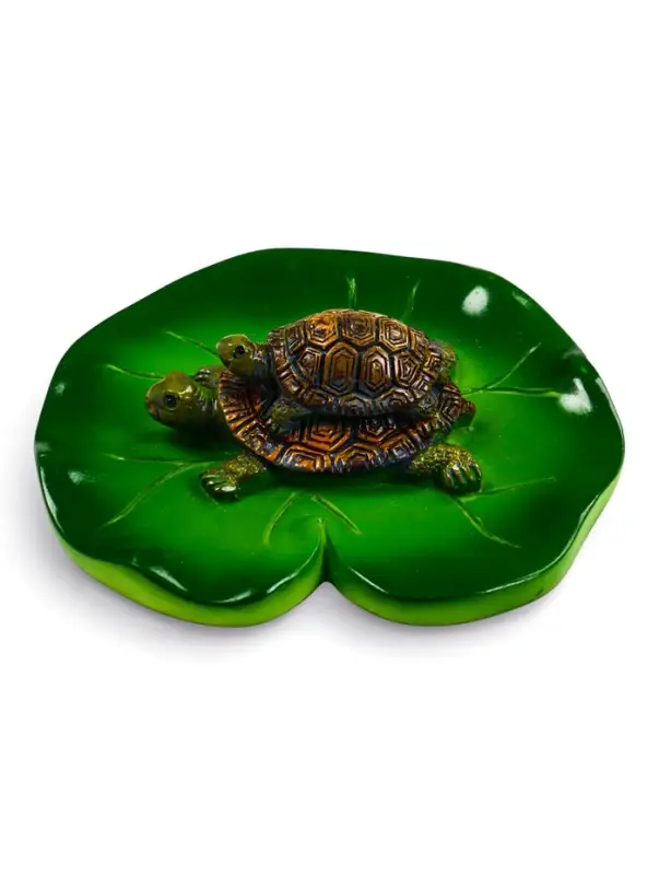 Садовая фигура 10 х 11 х 6 см  водоплавающая  "Черепашки"